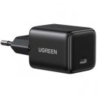 Зарядний пристрій Ugreen USB-C PD20W GaN X512 black (55553)