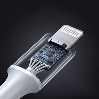 Дата кабель USB-C to Lightning 1.0m 3A 60W US304 white Ugreen (70523)