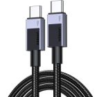 Дата кабель USB-C to USB-C 3.0m 100W L512 gray Ugreen (45065)