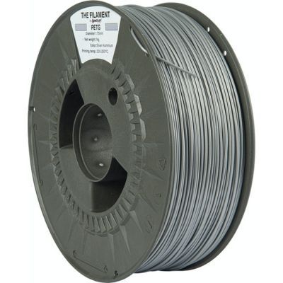 Пластик для 3D-принтера The Filament PETG 1.75mm SILVER ALUMINIUM 1kg (TF-24021)