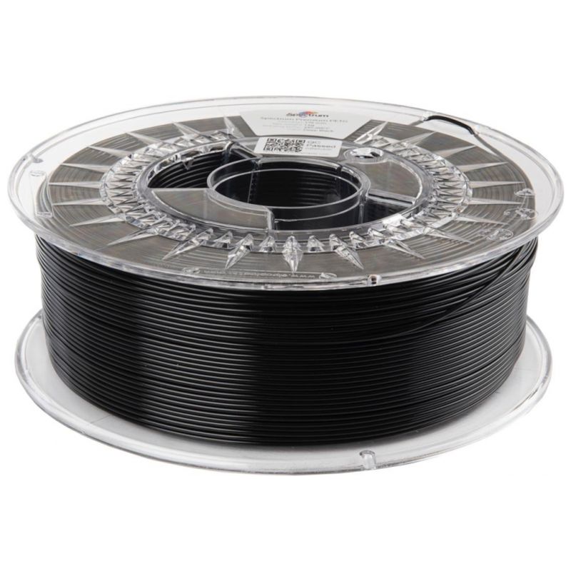Пластик для 3D-принтера Spectrum PET-G Premium 1.75mm 1kg Black, Deep RAL9017 (80056)