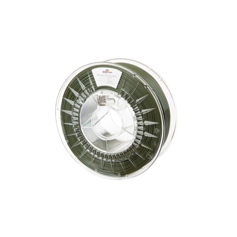 Пластик для 3D-принтера Spectrum PET-G Premium 1.75mm 1kg Green, Olive, RAL6003 (80603)