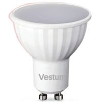 Лампочка Vestum MR16 6W 3000K 220V GU10 (1-VS-1505)