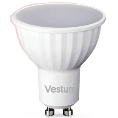Лампочка Vestum MR16 6W 3000K 220V GU10 (1-VS-1505)