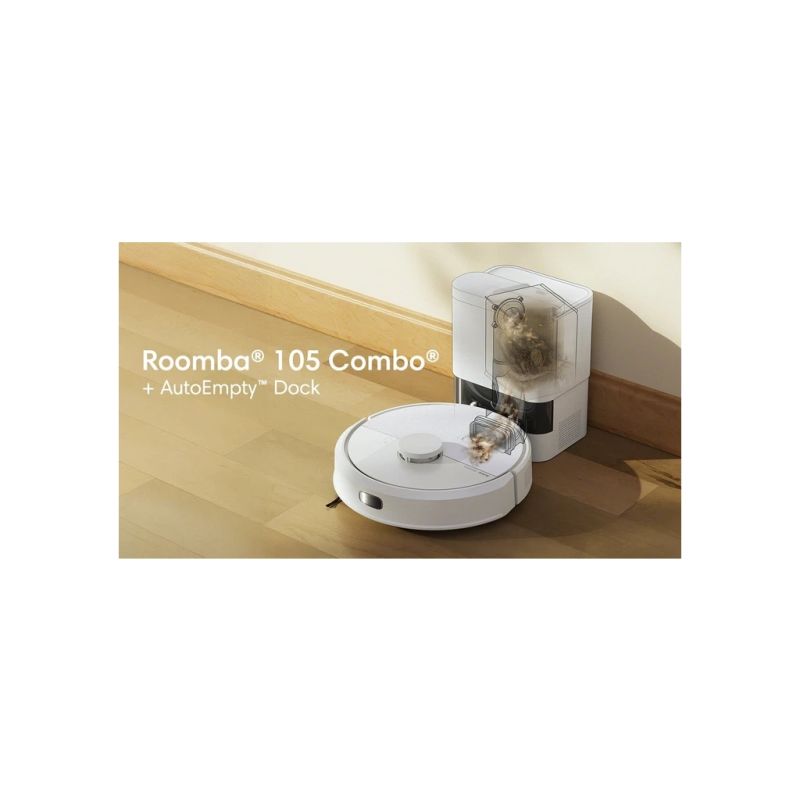 Пылесос iRobot Roomba Combo 105 (White) (y311240)