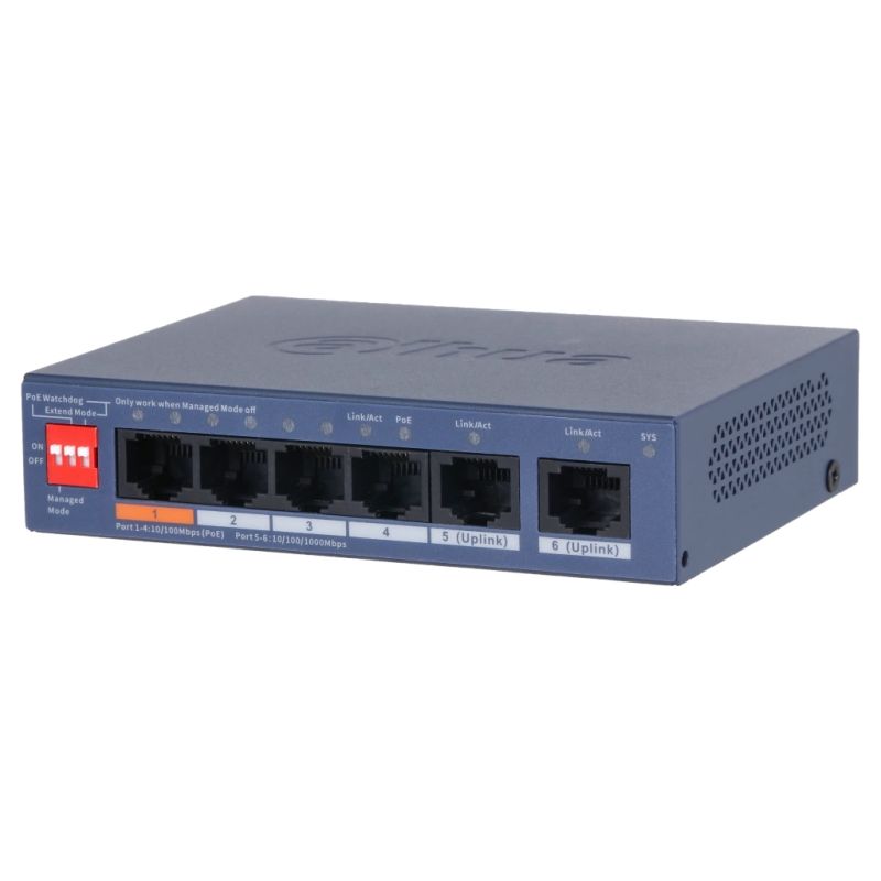 Коммутатор сетевой Dahua (DH-CS4006-4ET2GT-60)