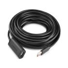 Дата кабель USB 2.0 AM to AF 15.0m Active black Ugreen (10323)