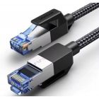 Патч-корд 10м, S/FTP cat 7 RJ-45 COPPER black Ugreen (U_30795)