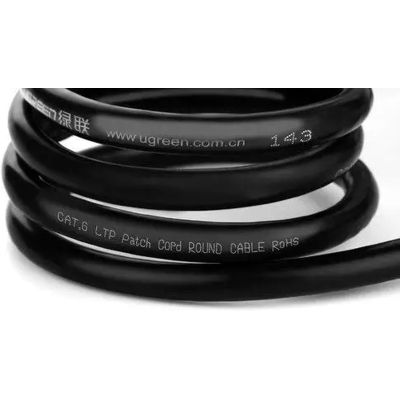 Патч-корд 3м F/UTP cat 6 RJ-45 Extension black Ugreen (U_11282)