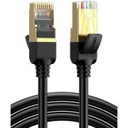 Патч-корд 1м, F/FTP cat 7 RJ-45 black Ugreen (U_11268)