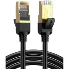 Патч-корд 1м, F/FTP cat 7 RJ-45 black Ugreen (U_11268)