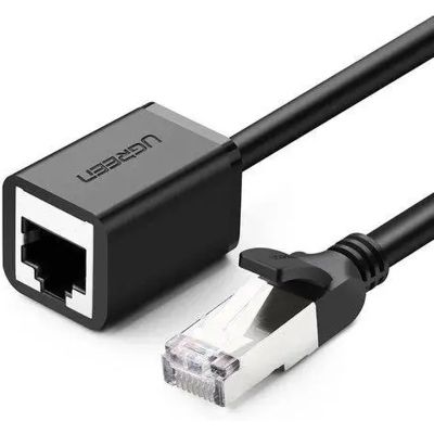 Патч-корд 5м F/UTP cat 6 RJ-45 extension black Ugreen (U_11283)