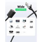 Патч-корд 2м, F/UTP cat 6 RJ-45 extension black Ugreen (U_11281)