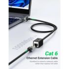 Патч-корд 1м, F/UTP cat 6 RJ-45 extension black Ugreen (U_11279)