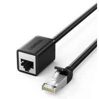 Патч-корд 1м, F/UTP cat 6 RJ-45 extension black Ugreen (U_11279)