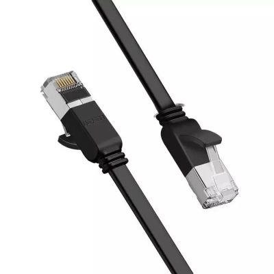 Патч-корд 2м, U/UTP cat 6 RJ-45 COPPER black Ugreen (U_50185)