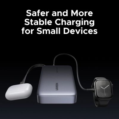 Батарея універсальна Ugreen 20000 mAh 67W Cable Space gray (U_55996B)