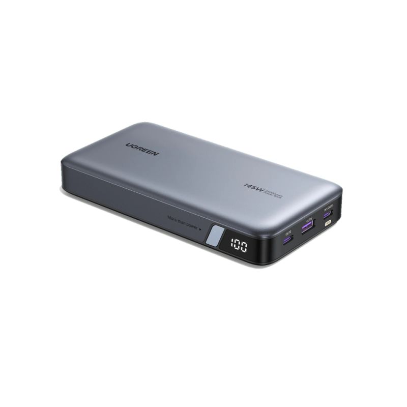 Батарея универсальная Ugreen 25000 mAh 145W Fast Charging Space Gray (U_90597A)
