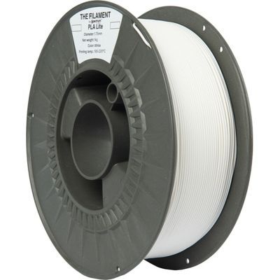 Пластик для 3D-принтера The Filament PLA Lite 1.75mm WHITE 1kg (TF-24218)
