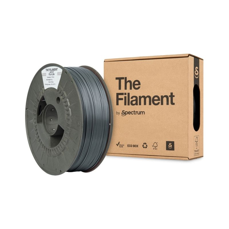 Пластик для 3D-принтера The Filament PLA Lite 1.75mm GREY 1kg (TF-24223)