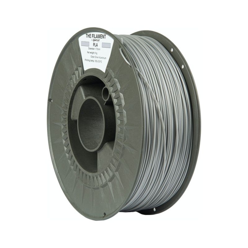 Пластик для 3D-принтера The Filament PLA 1.75mm 1kg SILVER ALUMINIUM (TF-24006)