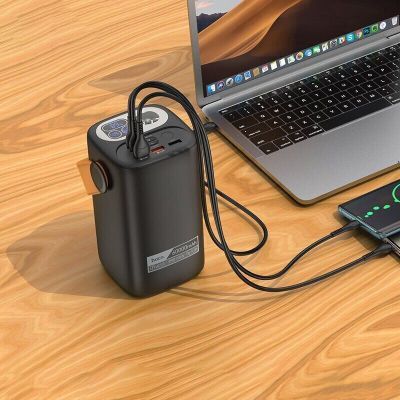Батарея универсальная HOCO 60000mAh Astrum PD/100W, QC/3.0, LED lamp, Black (DB160 / 714724)