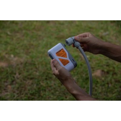 Душ портативний Flextail Max Shower з насосом на акумуляторі білий (6975755962535)