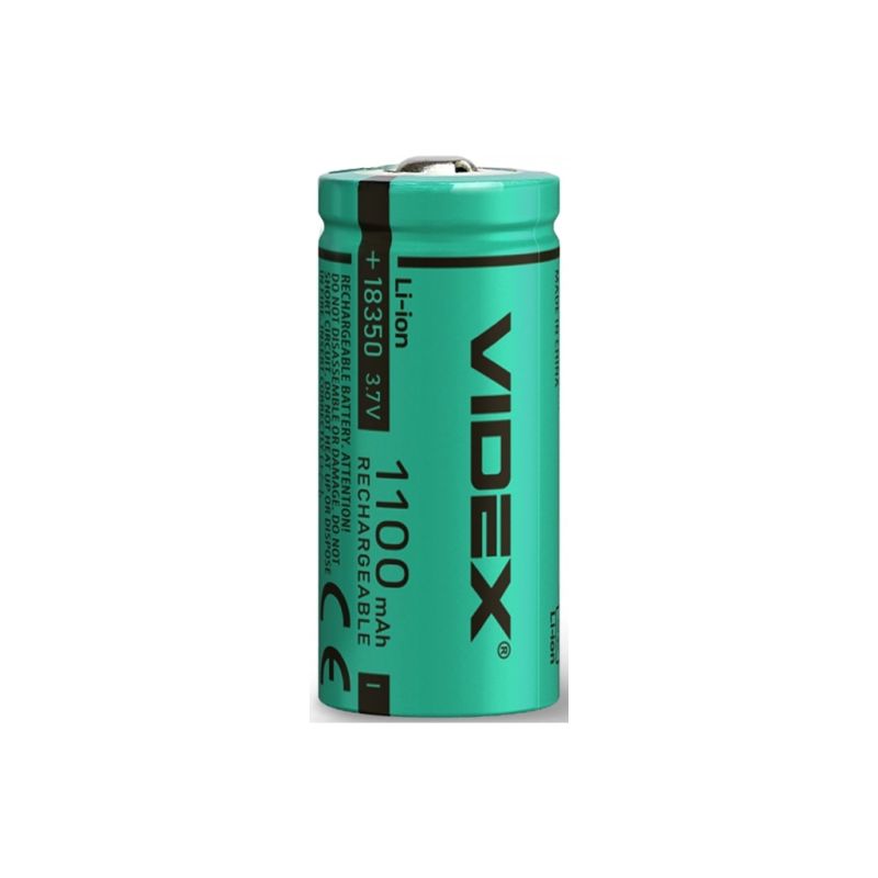 Аккумулятор 18350 1100mAh bulk/1шт Videx (18350/1100/1B)