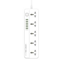 Мережевий фільтр живлення LDNIO (SC5614) 5роз. 3USB 2м (SC5614)