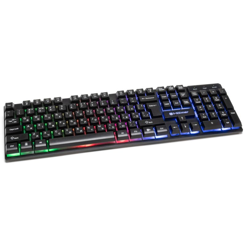 Клавиатура Hölmer RGB Backlight USB UA Black (K-01GS)