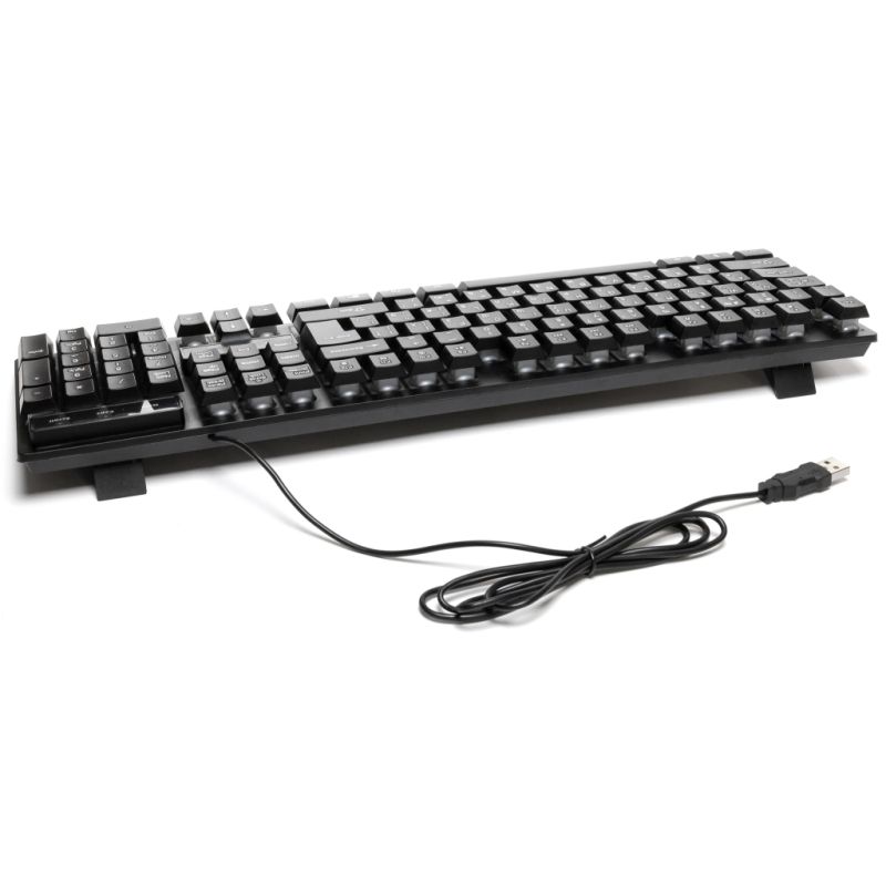 Клавиатура Hölmer RGB Backlight USB UA Black (K-01GS)