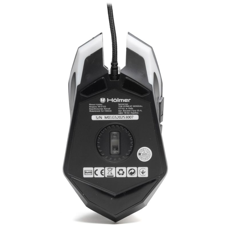 Мишка Hölmer USB Black (M-01GS)