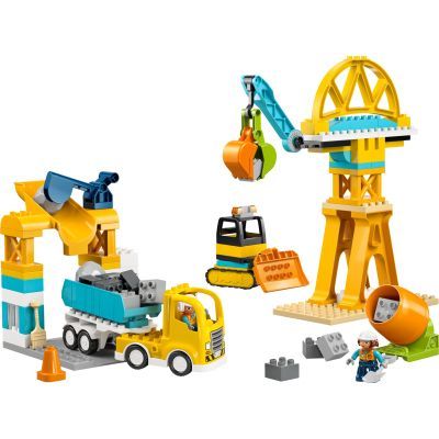 Конструктор LEGO DUPLO Town 3-в-1 Строительная площадка и техника (10476)