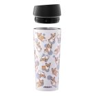Термокружка Ardesto Coffee Time Animals Corgi 450мл, нержавіюча сталь, сірий (AR2645CR)