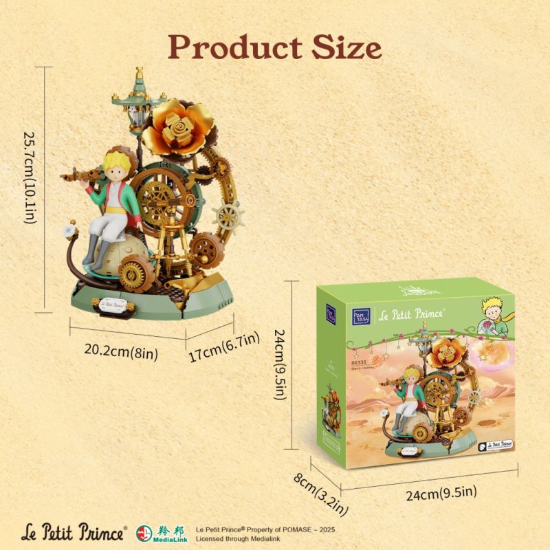 Конструктор Pantasy Le Petit Prince Звездное путешестви (86335)
