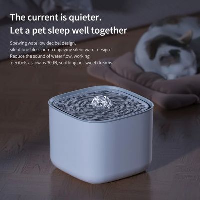 Універсальний посуд для тварин Me&Pet Поїлка фонтан 3 л біла (NMP070)