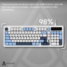 Клавіатура Ajazz AF98 USB UA White/Blue (AF98-GB)