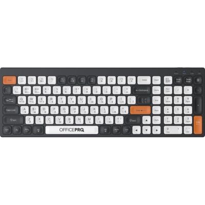 Клавиатура OfficePro (SK985BO) Bluetooth/Wireless UA Black/White (SK985BO)