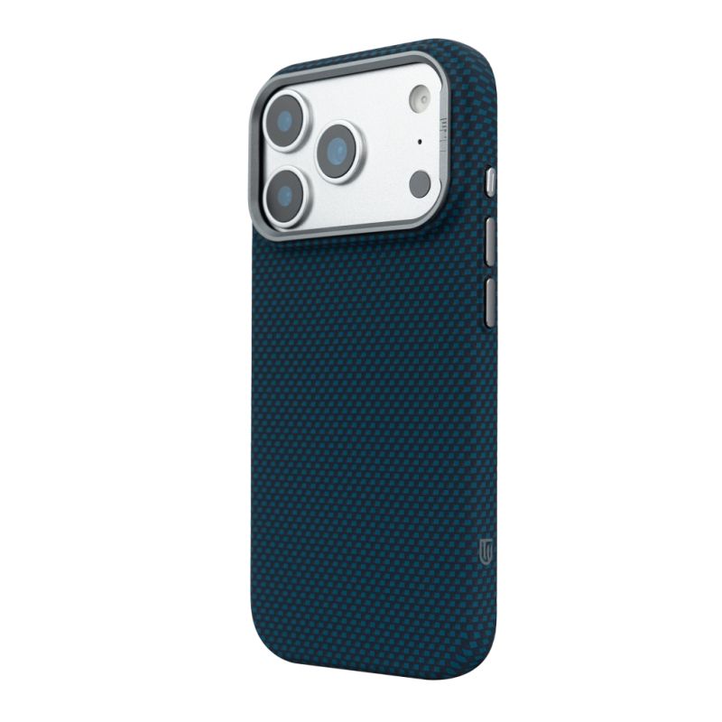 Чехол для мобильного телефона Armorstandart LikeCarbon2 MagCase Apple iPhone 17 Pro Kevlar Dark Blue (ARM88554)