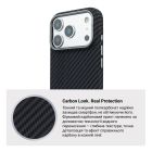 Чехол для мобильного телефона Armorstandart LikeCarbon2 MagCase Apple iPhone 17 Pro Max Carbon Black (ARM86259)