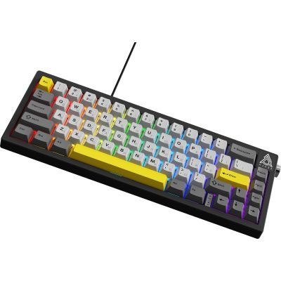 Клавиатура Ajazz AK650 Moon Yellow Switch USB UA Black/Grey/Yellow (AK650-MY-GWY)