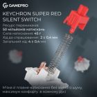 Клавіатура GamePro Asgard Drakkar Keychron Super Red Switch Wireless/Bluetooth/USB UA Black (MK305BK)