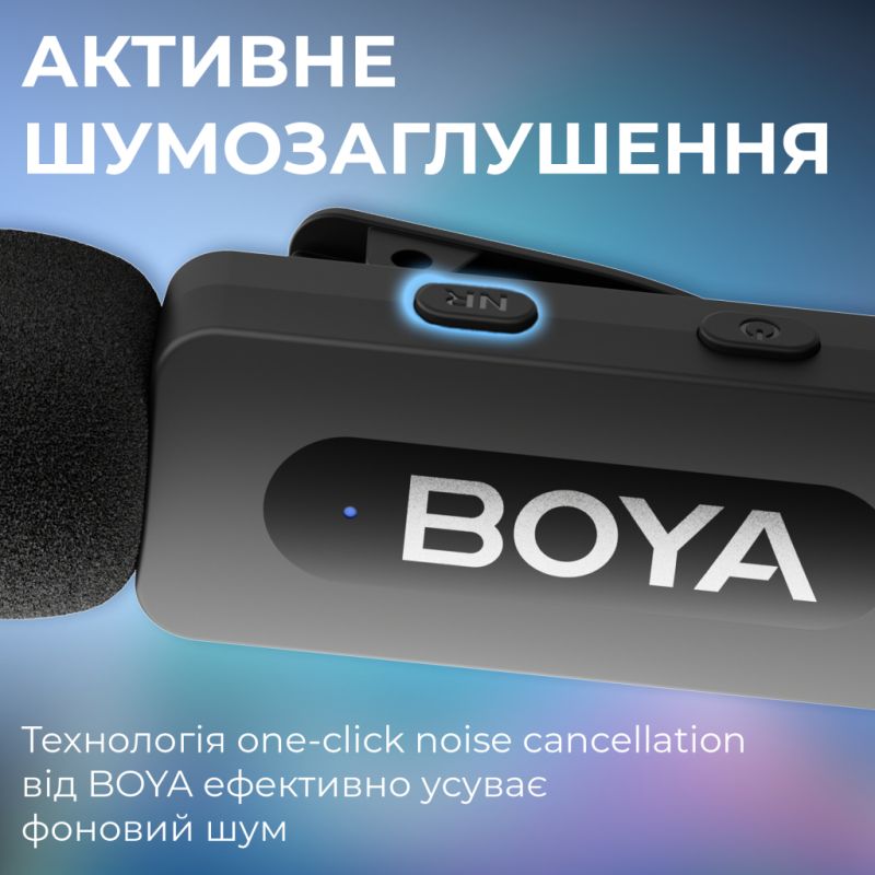 Микрофон Boya Lightning Black (BY-V2)
