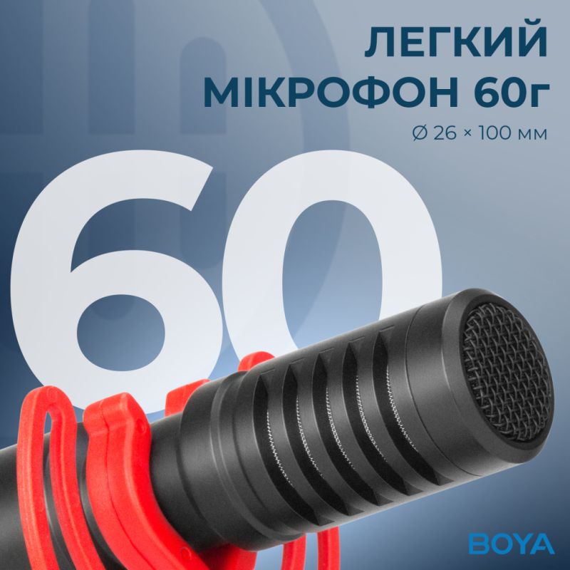 Микрофон Boya Black (BY-MM1+)