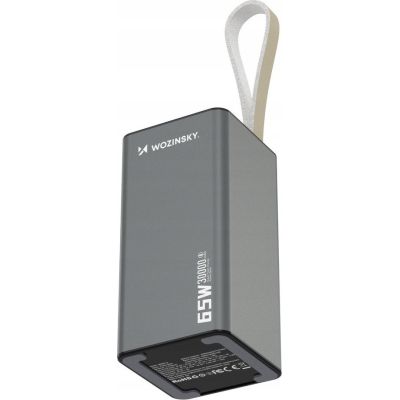 Батарея универсальная Wozinsky 30000mAh, K65+ 65W 30000mAh 2*USB-C, USB-A (5907769364457)