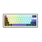 Клавіатура Hator Hellyberry Mechanical Linear RGB USB UA White/Violet (HK60)