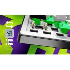 Клавіатура Hator Hellyberry HK75 Mechanical Linear RGB Wireless/Bluetooth/USB UA White/Violet (HK75_wireless)