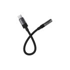 Переходник USB-C to 3.5mm F 0.15m DAC audio black Acefast (6974316285281)