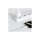 Дата кабель USB-C to USB-C 1.2m 3A white Acefast (6974316284253)