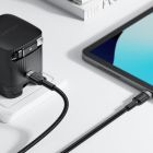 Дата кабель USB-C to USB-C 1.2m 60W black Acefast (6974316285137)